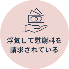 浮気して慰謝料を請求されている